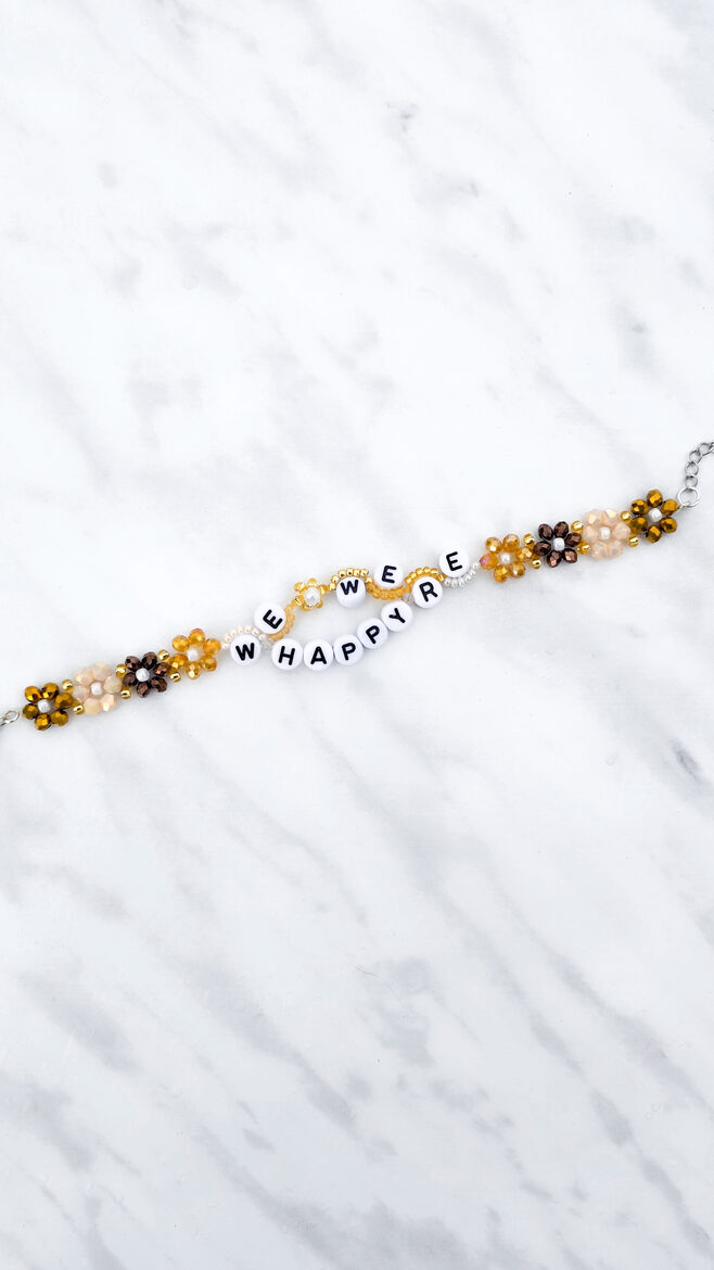 We Were Happy Bracelet